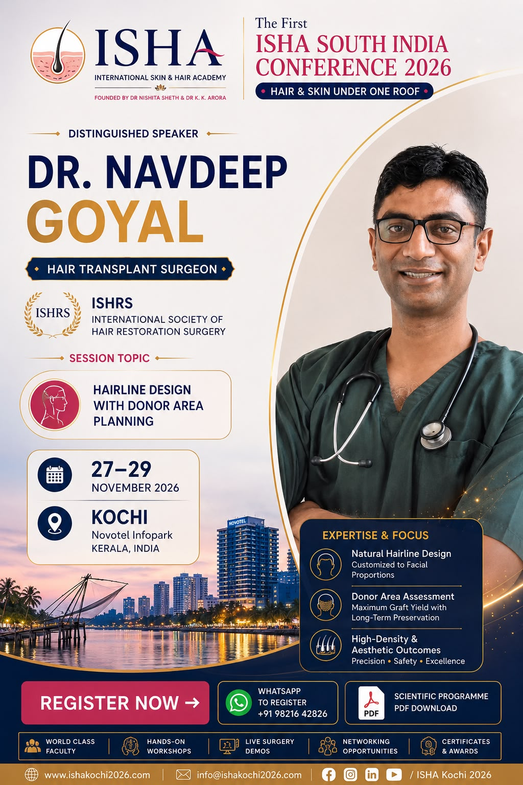 Dr. Navdeep Goyal — ISHA South India Conference 2026