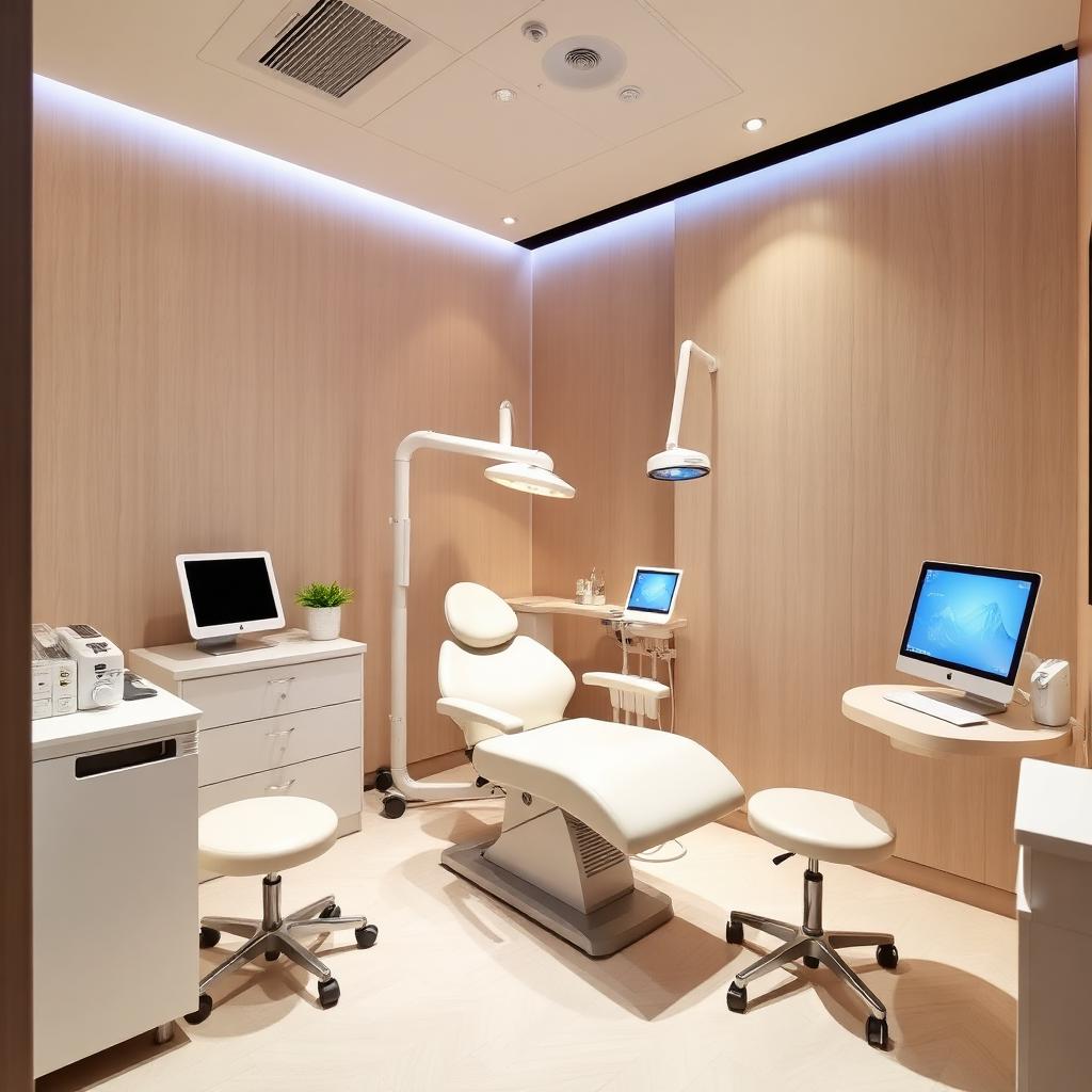 Aesthetic dermatology room